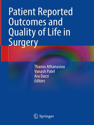 cover image of Patient Reported Outcomes and Quality of Life in Surgery